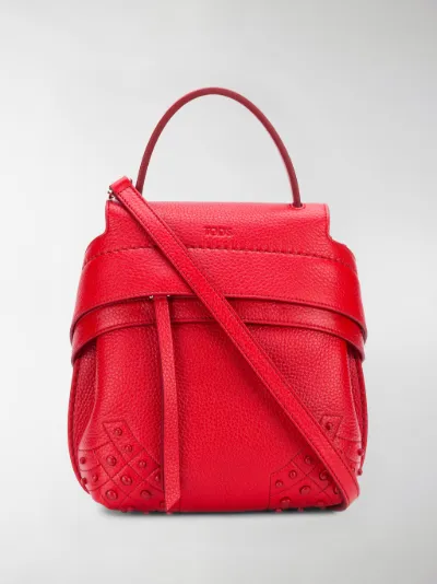 Tod's Zaino Wave mini rosso | MODES