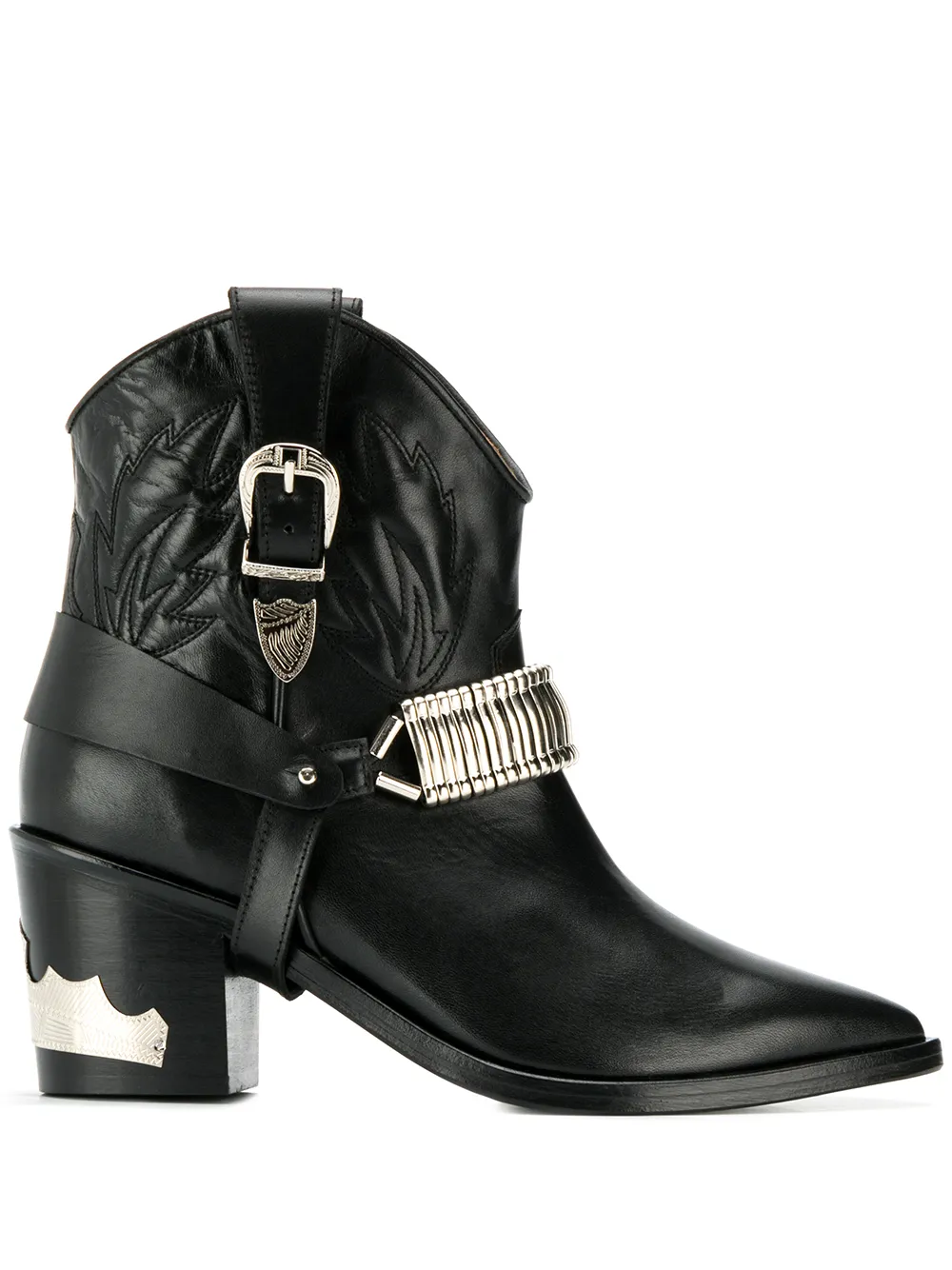 metallic details cowboy boots | Toga Pulla | Eraldo.com US