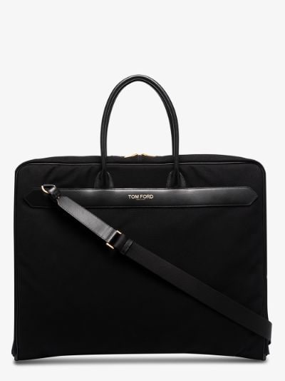 black suit carrier