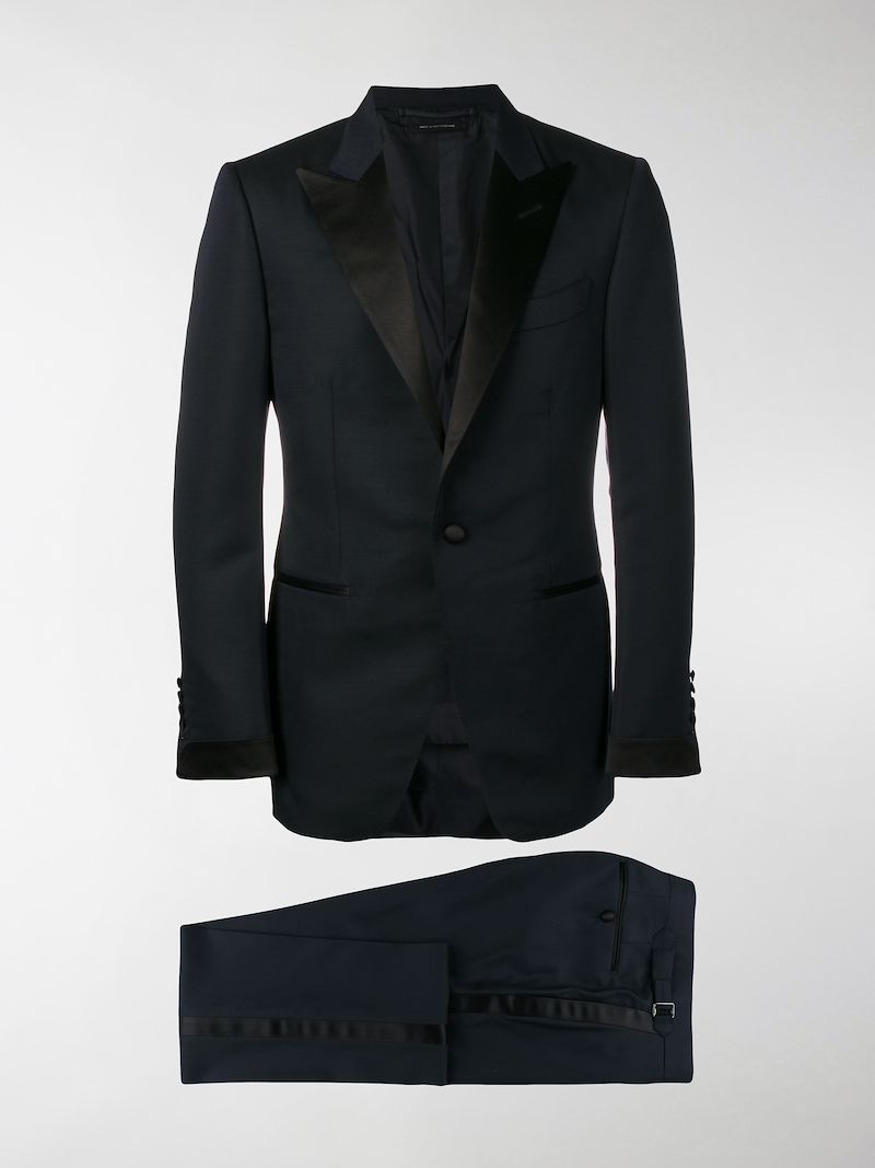TOM FORD Completo due pezzi da smoking Daniel blu | MODES
