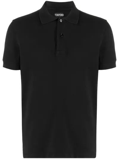 cotton-pique polo shirt | TOM FORD 