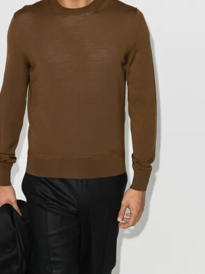 Tom Ford crew neck merino wool sweater | Browns Tom Ford crew neck merino wool sweater | Browns