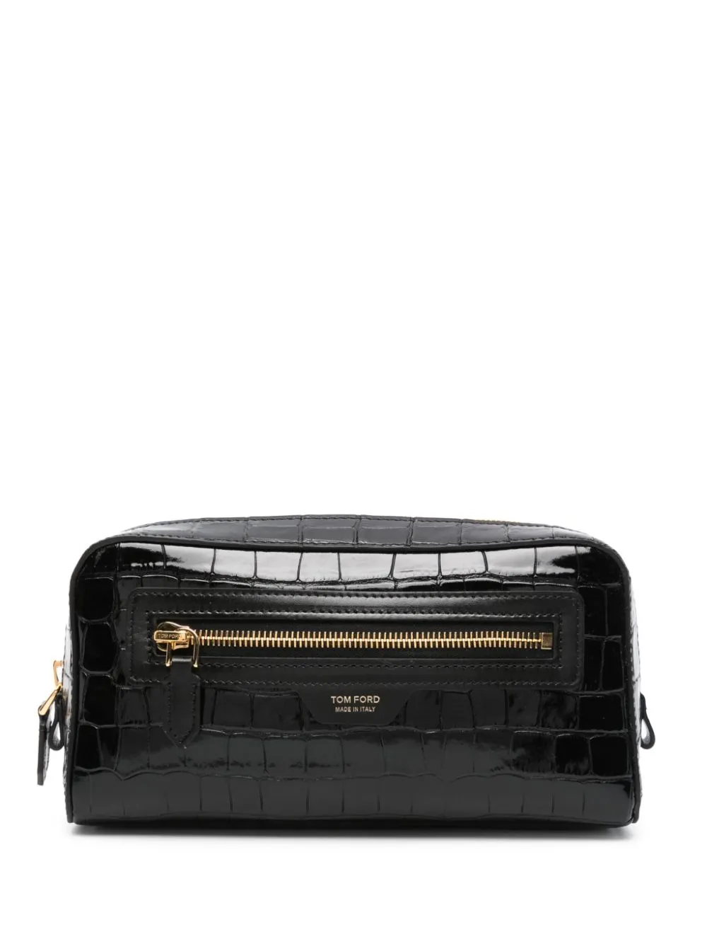 TOM FORD crocodile embossed leather clutch bag Eraldo SB