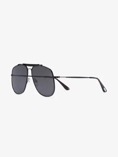tom ford black aviator sunglasses