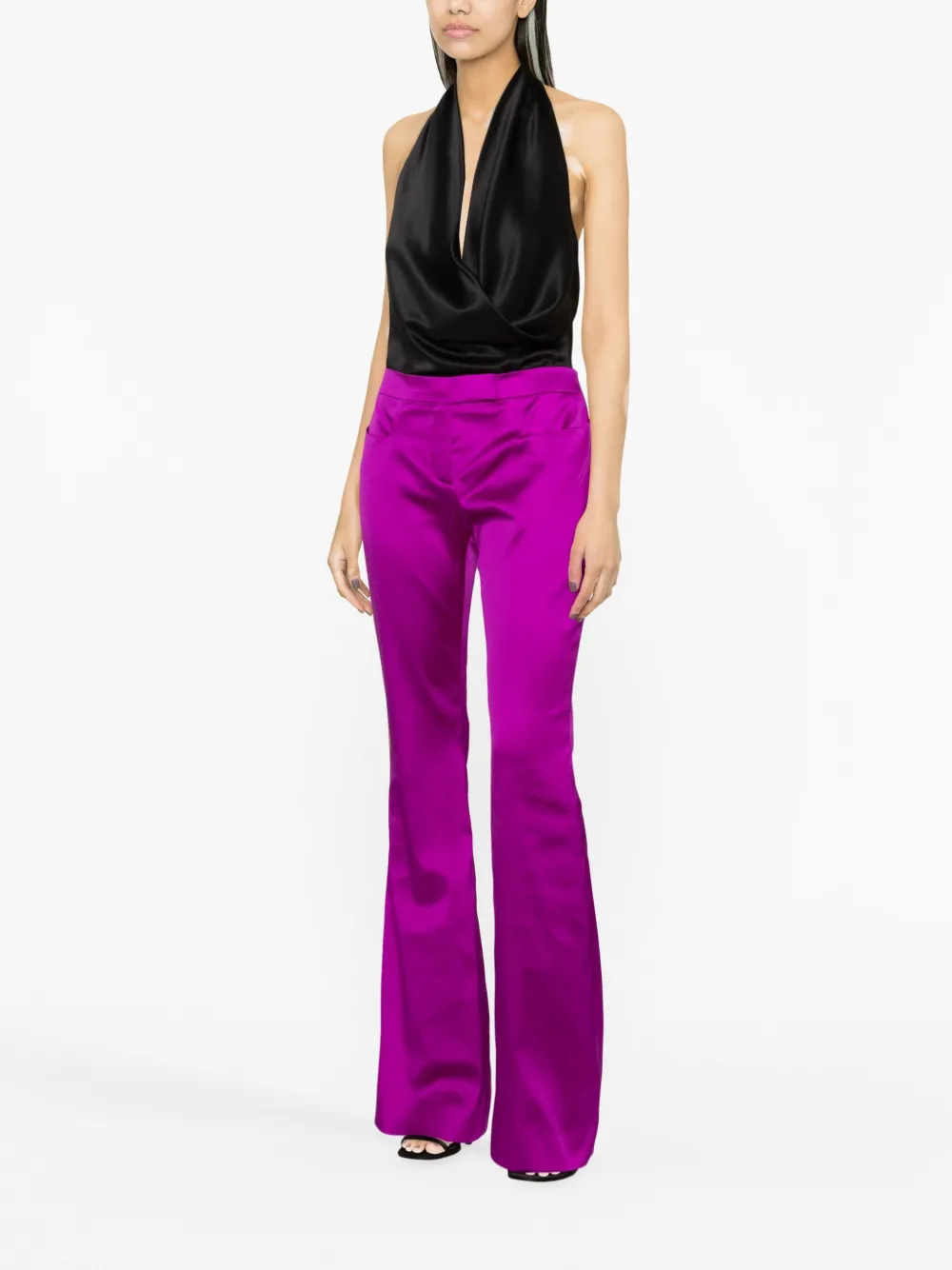 flared satin trousers | TOM FORD | Eraldo.com US