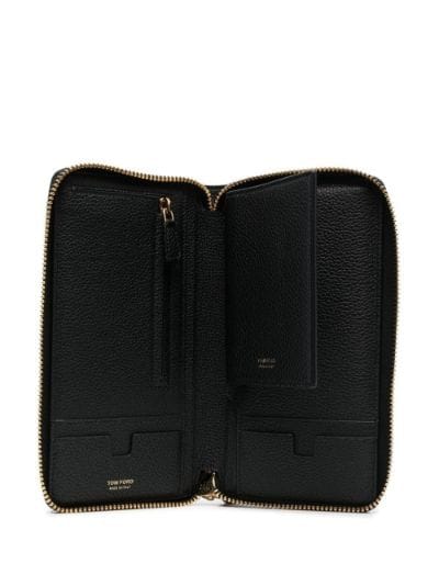 grained leather wallet | TOM FORD 