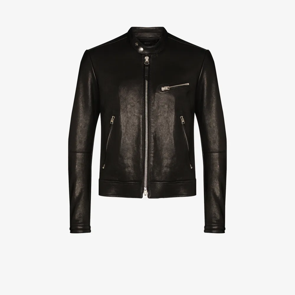 tom ford white leather jacket