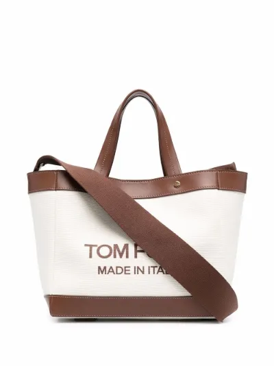 bag with logo print