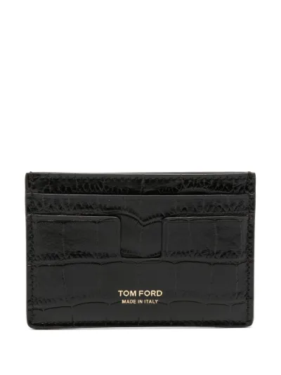 Tom Ford leather offers card holder