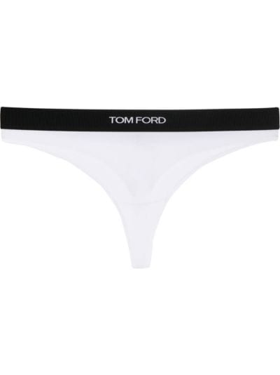 logo-waistband thong, TOM FORD