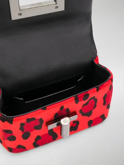 red leopard print bag