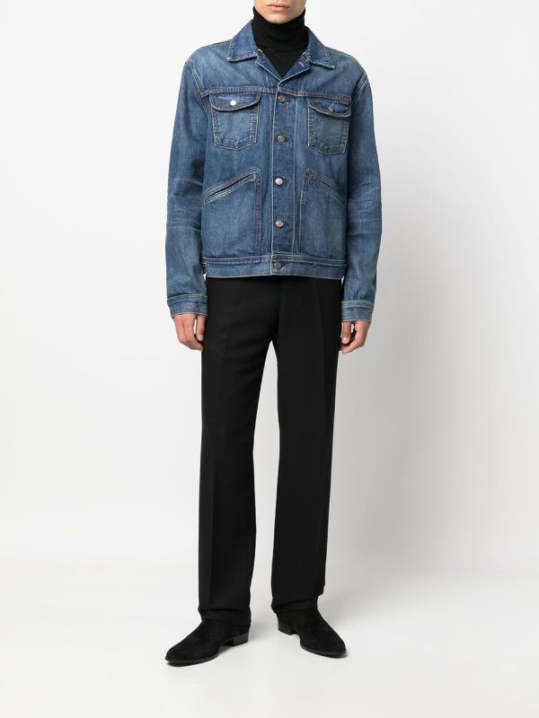 Multi Pocket Denim Jacket Tom Ford Eraldo Com