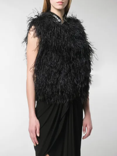 feather gilet