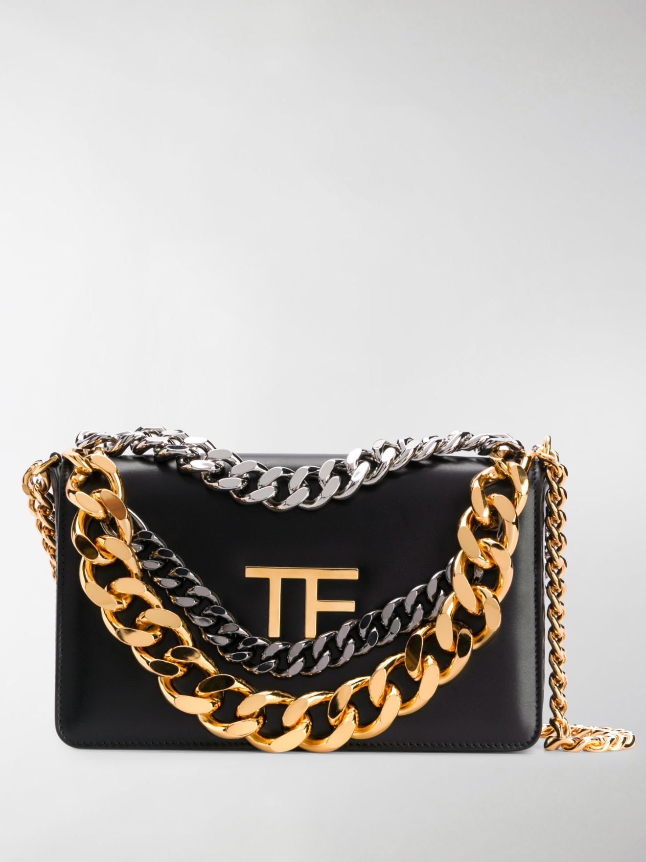 Tom Ford L1251Q LCL056 TRIPLE CHAIN Bag Black