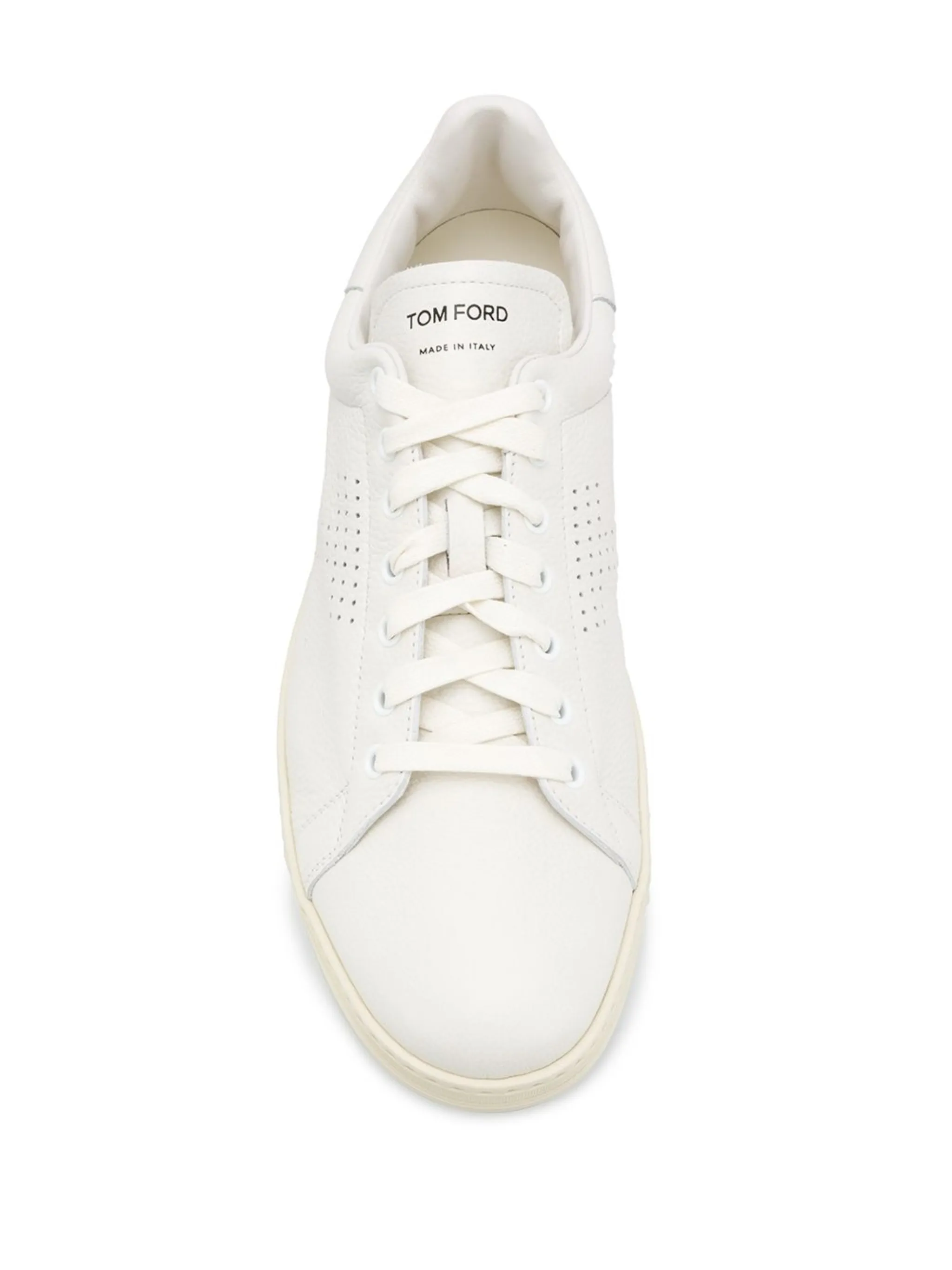 punchhole detail laceup sneakers TOM FORD