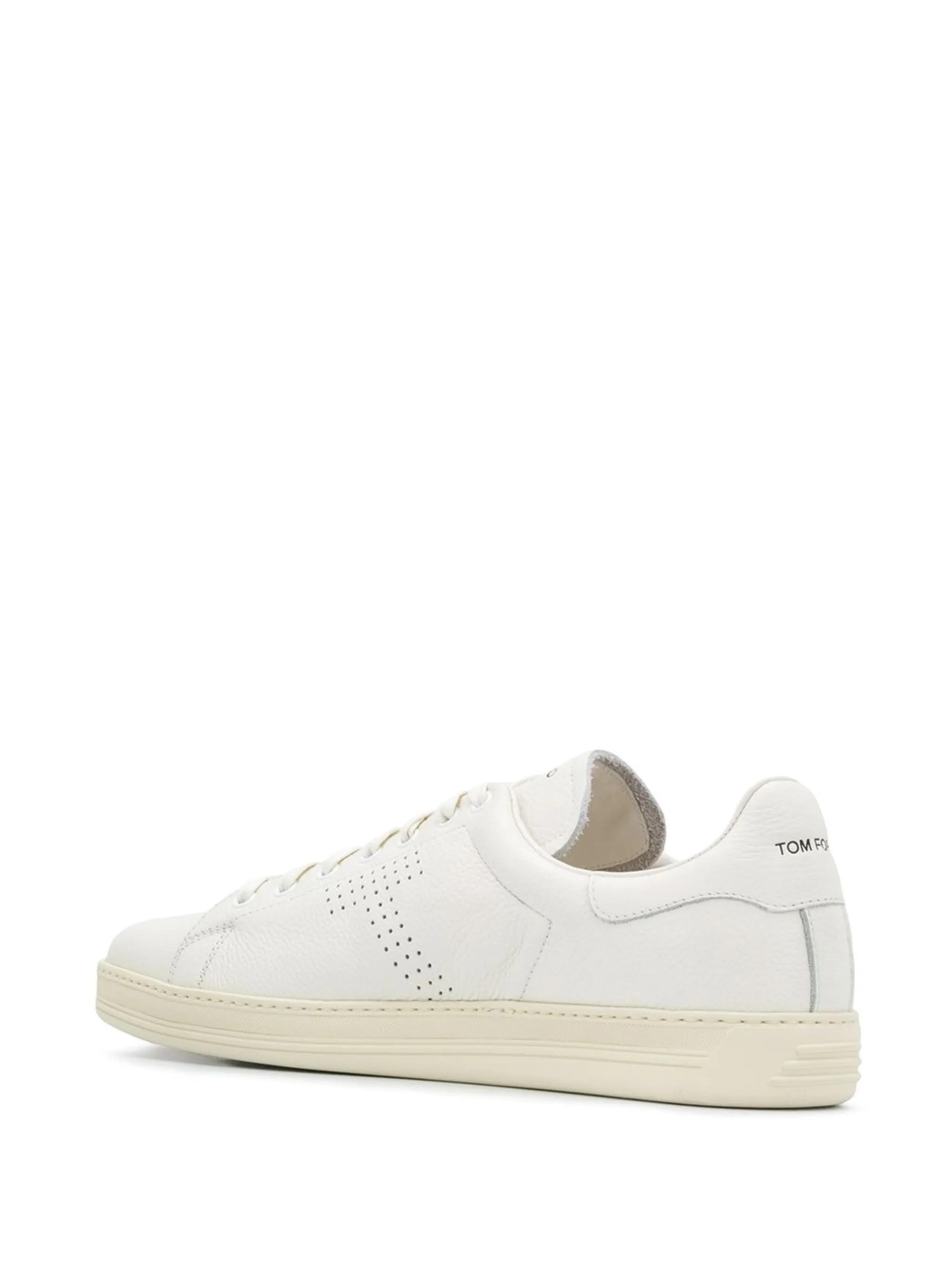 punchhole detail laceup sneakers TOM FORD