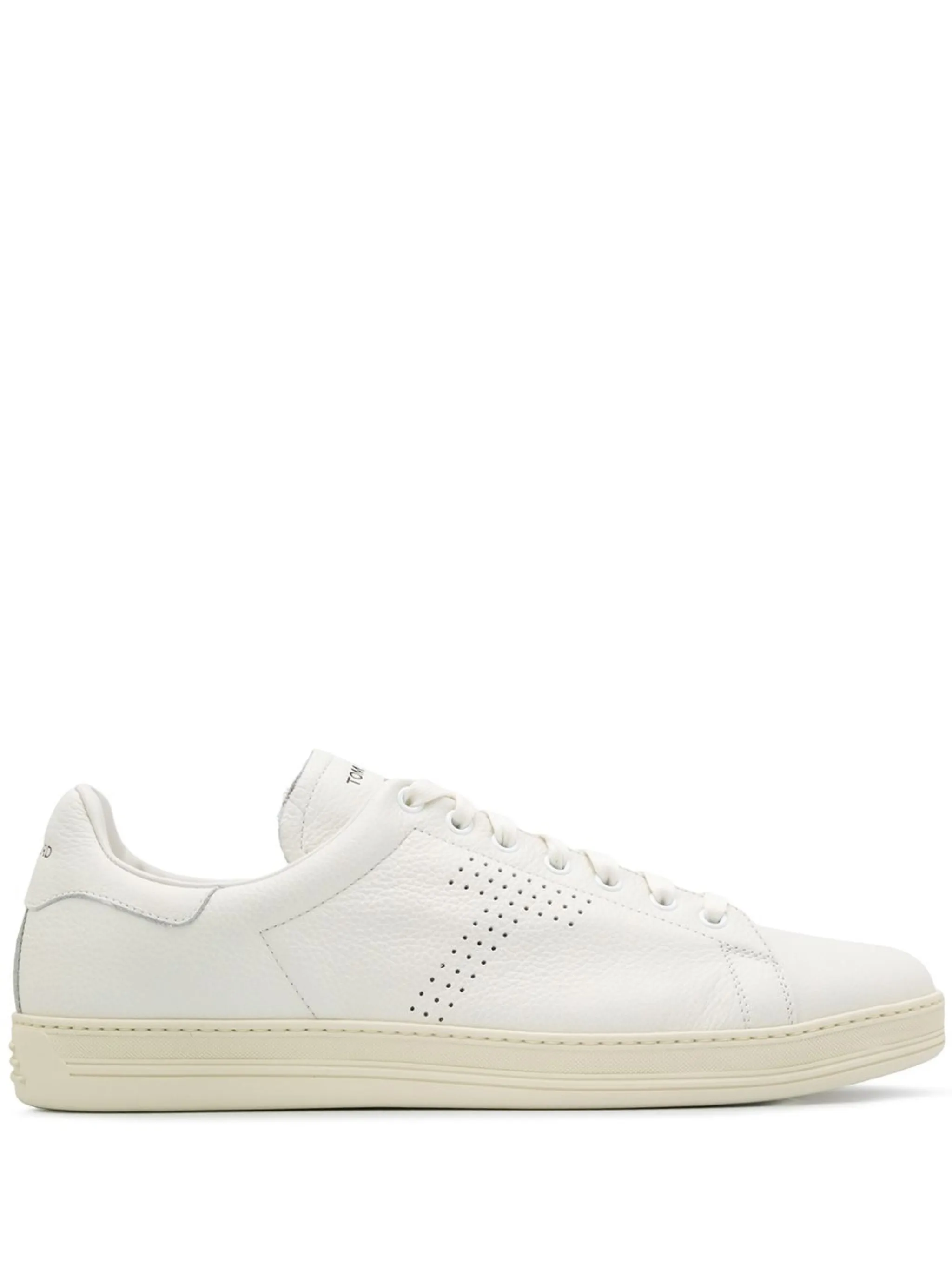punchhole detail laceup sneakers TOM FORD