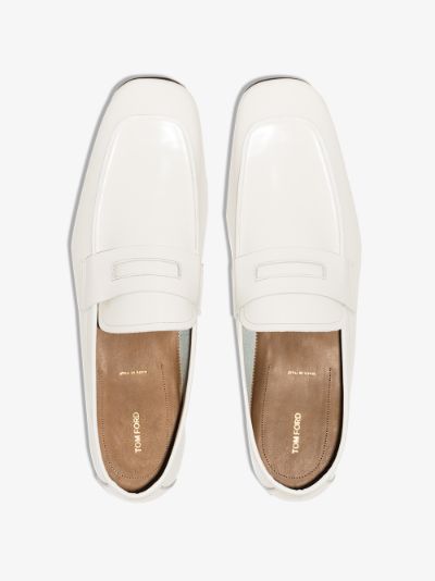 Tom Ford white Midland patent leather 