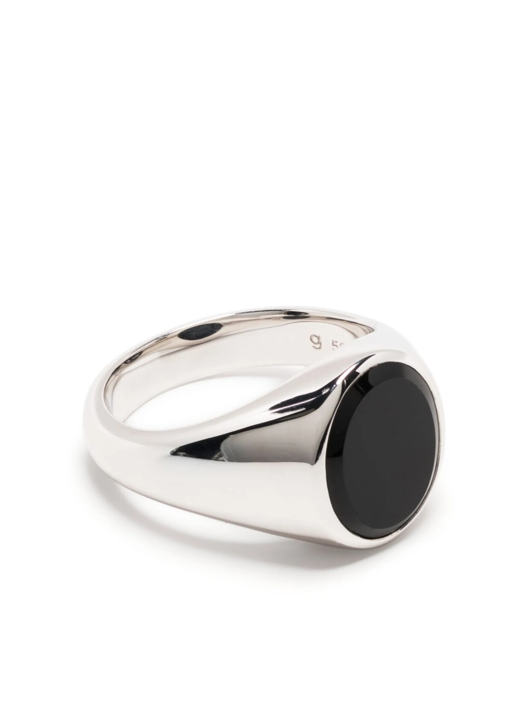 B213 / TOM WOOD LIZZIE RING - POLISHED ONYX