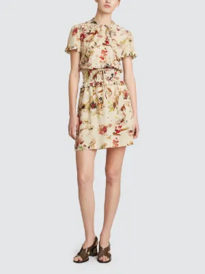 cosmic floral dress