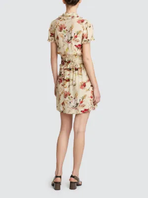 cosmic floral dress