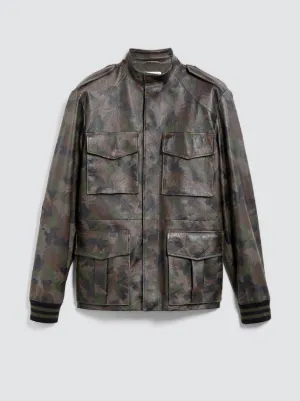 nappa camo palm jacket