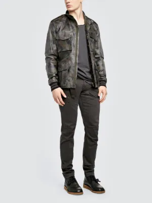 nappa camo palm jacket
