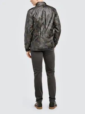 nappa camo palm jacket