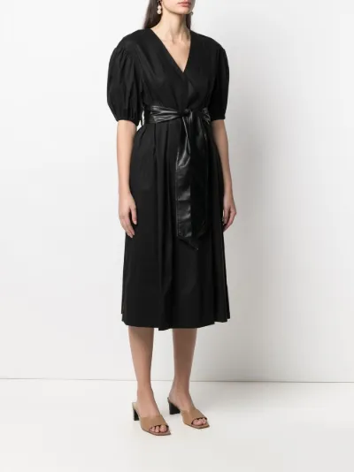 hope split puff dress