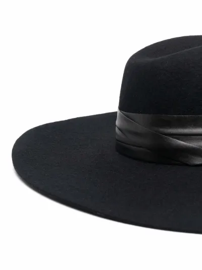 Cappello a tesa larga con placca logo | TWINSET | Eraldo.com