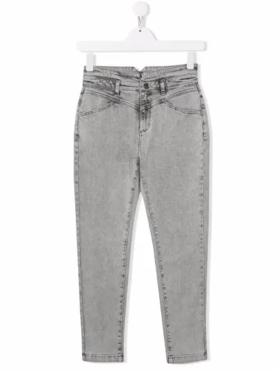TEEN straight-leg jeans | TWINSET Kids | Eraldo.com