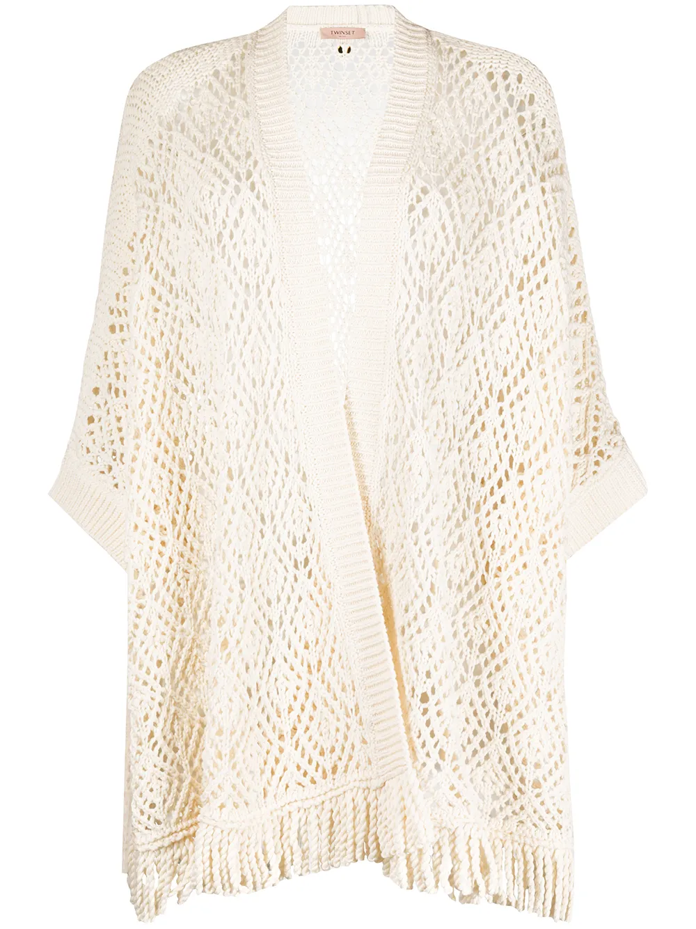 longline crochet cardigan