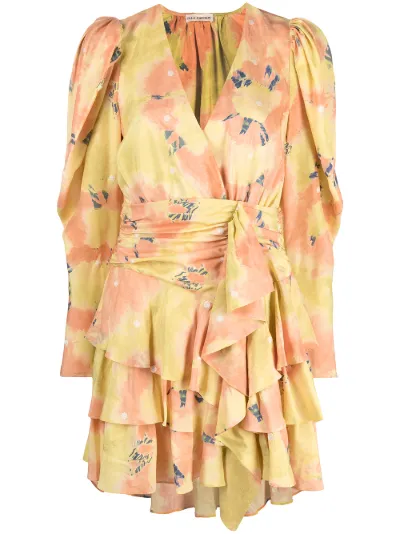 ulla johnson floral dress
