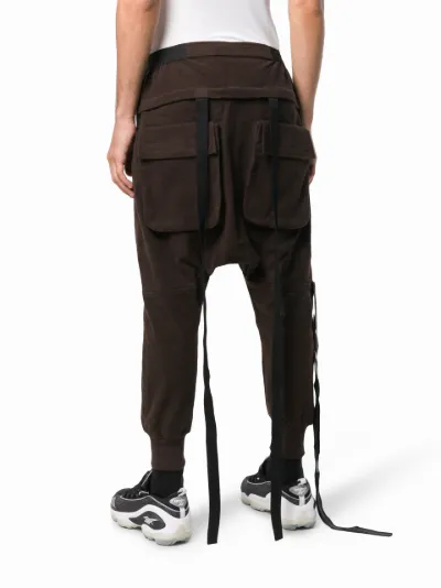 UNRAVEL PROJECT deconstructed drop crotch track pants Eraldo HR