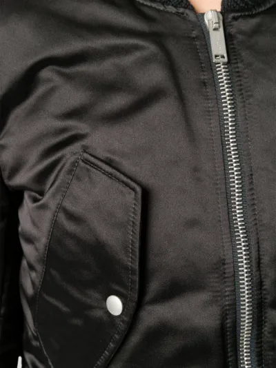 Unravel di bomber Project crop nero colore Giacca rwrBqC