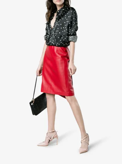 valentino studwrap slingback