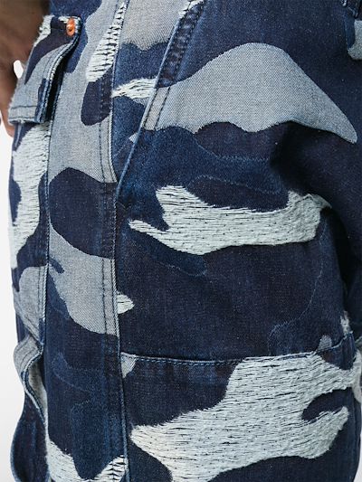 denim cargo trousers