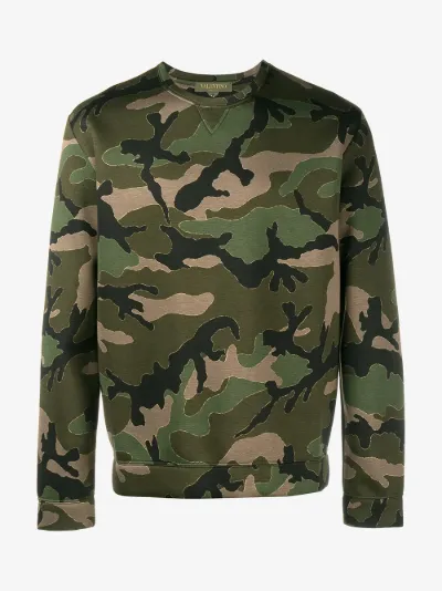 army print sweatshirt