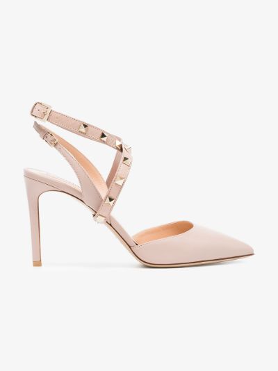 valentino studwrap slingback