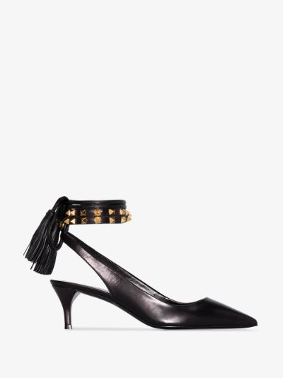 valentino slingback black