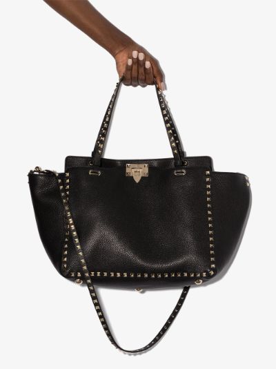 valentino leather tote bag