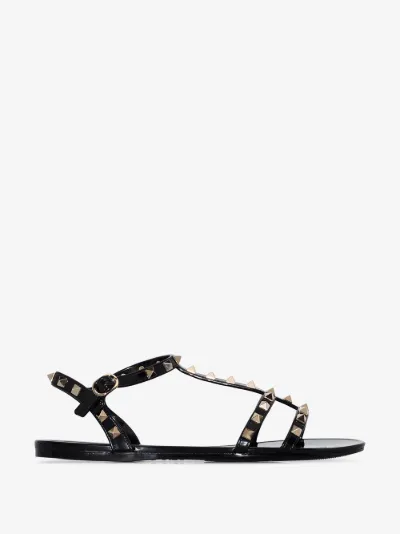 valentino garavani the rockstud rubber sandals