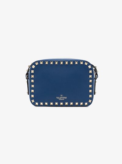 valentino blue rockstud bag