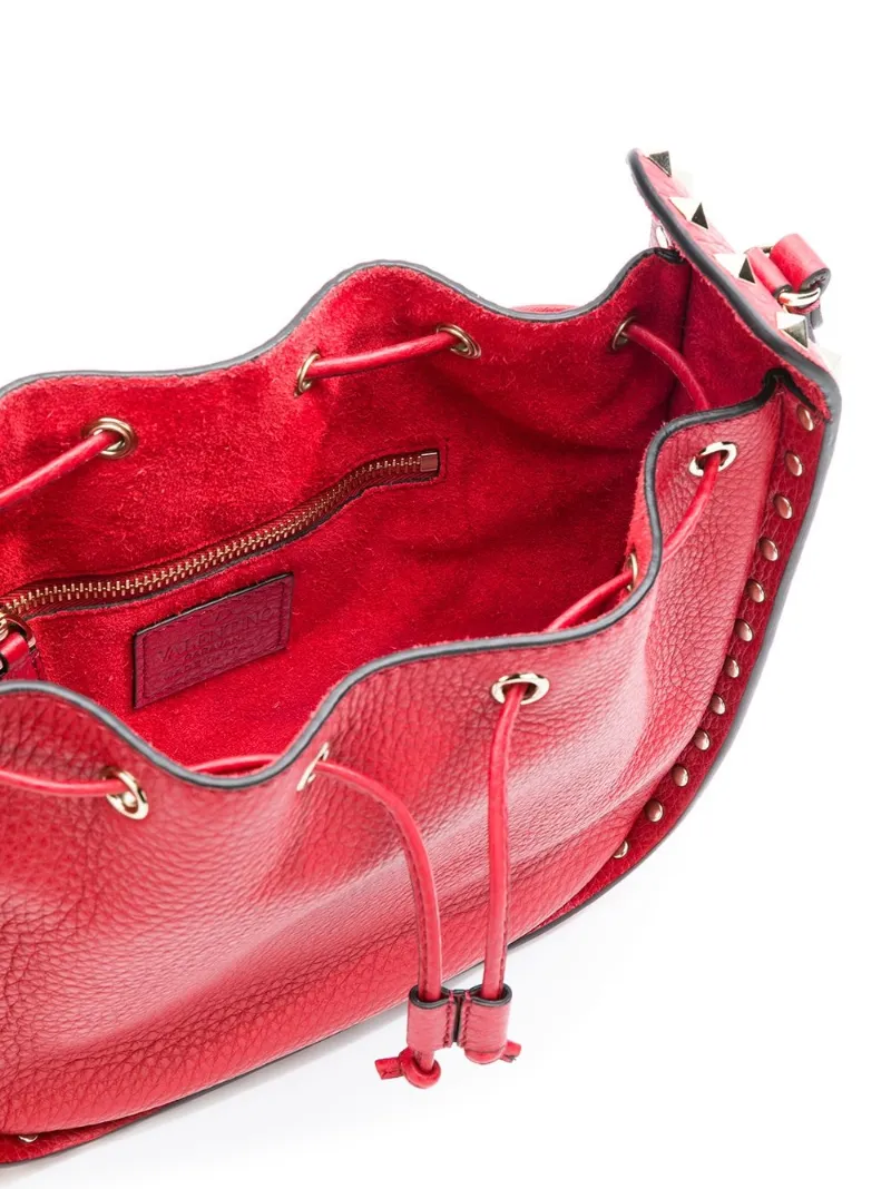 Valentino Garavani Borsa a secchiello Rockstud rosso | MODES