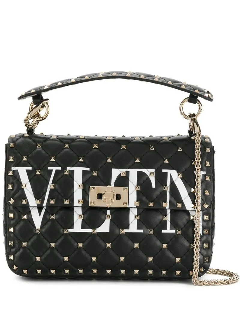 Borse a spalla Donna | Valentino Borsa a Tracolla VLTN Black • Tyson  Popplestone