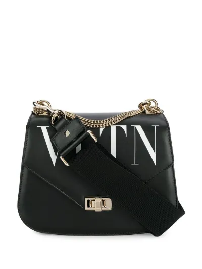 Valentino Garavani Borsa a spalla VLTN nero | MODES