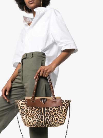 valentino leopard bag