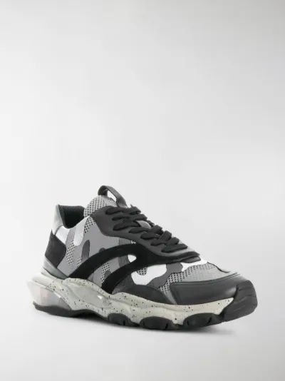 valentino garavani bounce leather sneakers