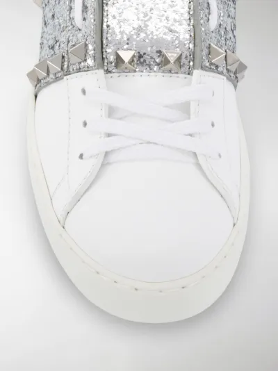 valentino silver sneakers