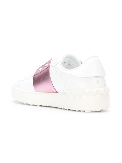 valentino rockstud sneakers pink